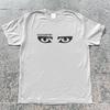 T-shirt Blanc Coton Unisexe Siouxsie and The Banshees Yeux