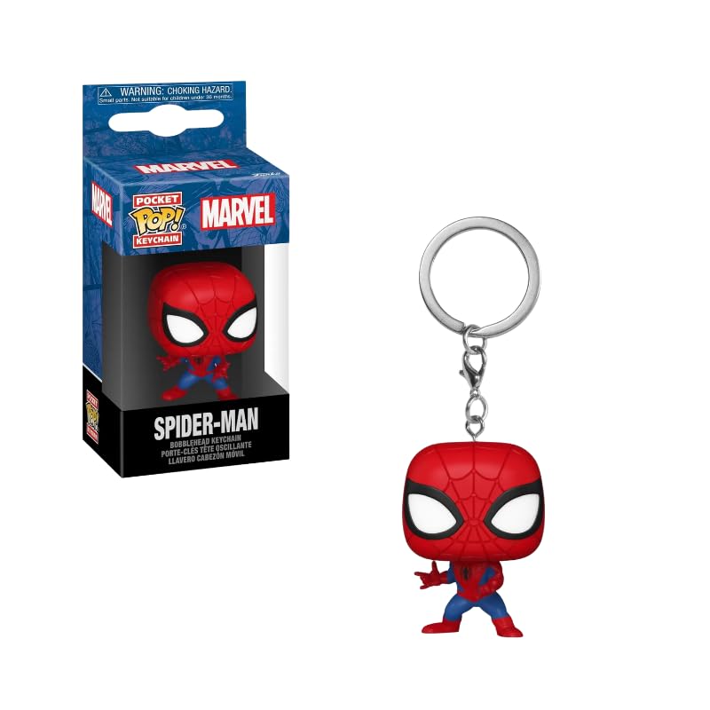 Marvel Spider-Man Keychain Funko POP! Keychain Marvel New Classics SPIDER-MAN Funko