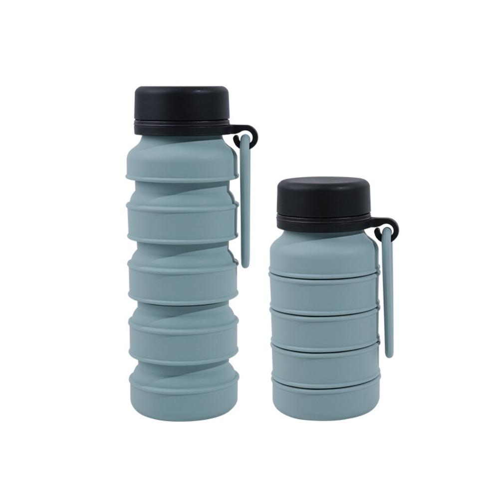 Portable Foldable Silicone Water Bottle Reuseable Collapsible Water Cups  Camping