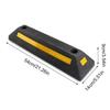 Heavy Duty Parking Stopper Rubber-Plastic Rubber Vehicle Floor Stopper Limit Stop Safety Stopper Auto Wheel Guide Block Driveway