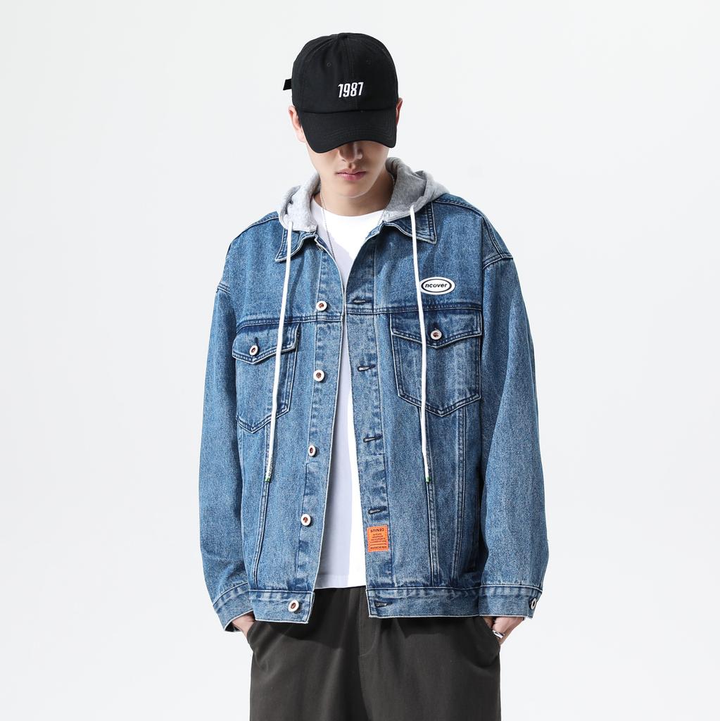 Luo Fanshi Spring Japanese Loose Casual Jacket Retro Washed Denim Jacket Versatile