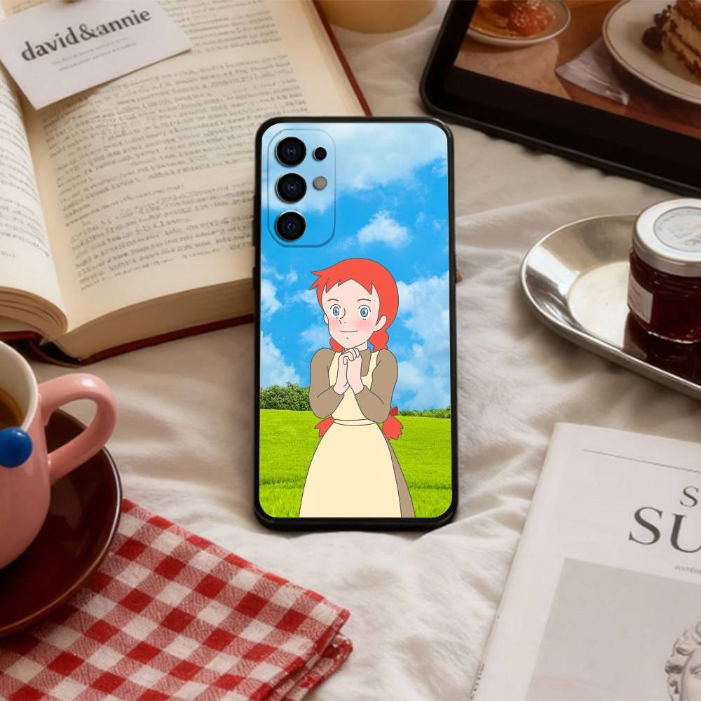 Anne of Green Gables Anne Shirley   Phone Case For Samsung S 25,24,23,22,30,21,10,9,Ultra,Plus,Lite,FE,4,5 G Soft Black Case