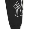 MLB New York Yankees Letter Mid-Rise Tapered Knit Joggers Unisex Joggers Black 3APTB0341-50BKS