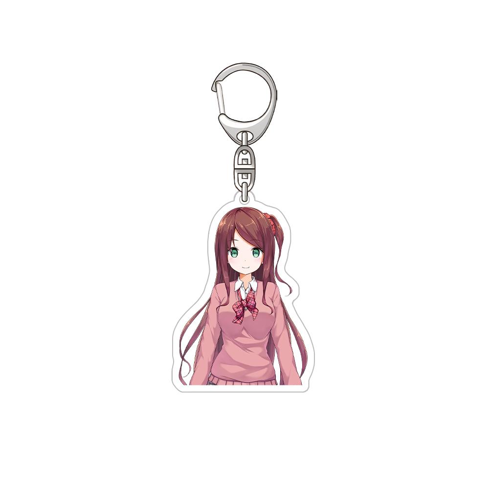 NIJISANJI Shikinagi Akira Genzuki Tojiro KOyanagi Rou Harusaki Air Sister Claire Official Acrylic Keychain Bag Pendant Fans Gift