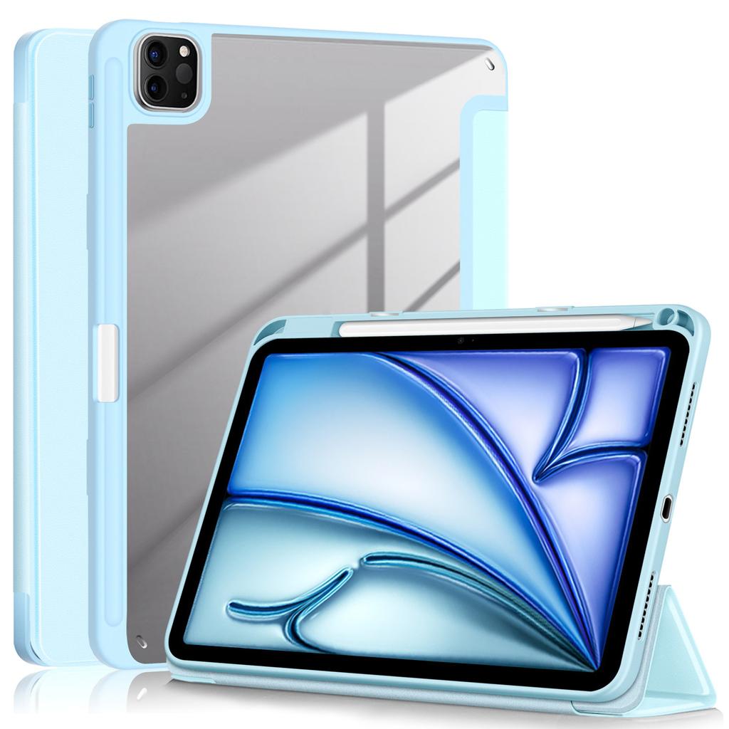 Kožené pouzdro s trojdílným stojánkem pro iPad Air 11 (2025)/(2024)/Vzduch (2022)/(2020)/Pro 11 (2022)/(2021)/(2020)/(2018)