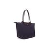 Longchamp Logo Snap Zipper Closure Solid Color Fabric Dumpling Bag Women Handbags Purple 1899919645