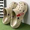 Summer Slippers Men Classic Hole Shoes Comfy Soft Sole Outdoor Indoor Men's  Garden Clogs Beach Shoes Slides
