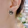 Elegant 2023 Camellia Stud Earrings - S925 Silver Floral Jewelry for Women