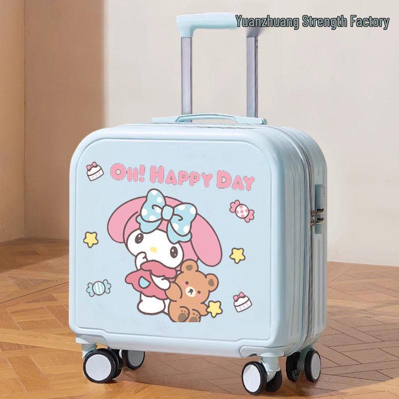 Children's Cartoon Carry-on Suitcase for Boys & Girls, Small Trolley with Password Lock