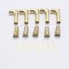 Upgrades High Electric Ignition Coil Boots Spark Plugs Terminal Kit with 90 Degree Rubber Connector for 6 to 10mm Cables