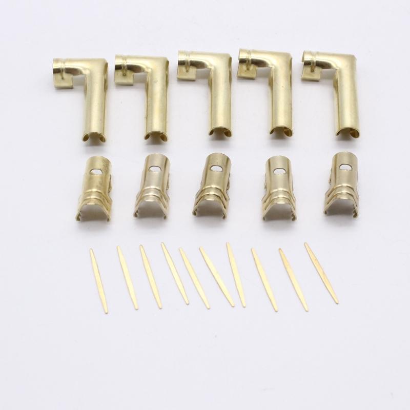 Upgrades High Electric Ignition Coil Boots Spark Plugs Terminal Kit with 90 Degree Rubber Connector for 6 to 10mm Cables