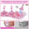 Aurora Flowers Magnetic Nail Tip Display Stand For Manicure Press-On Nails Training Gel Nail Polish Nail Tip Display Tool
