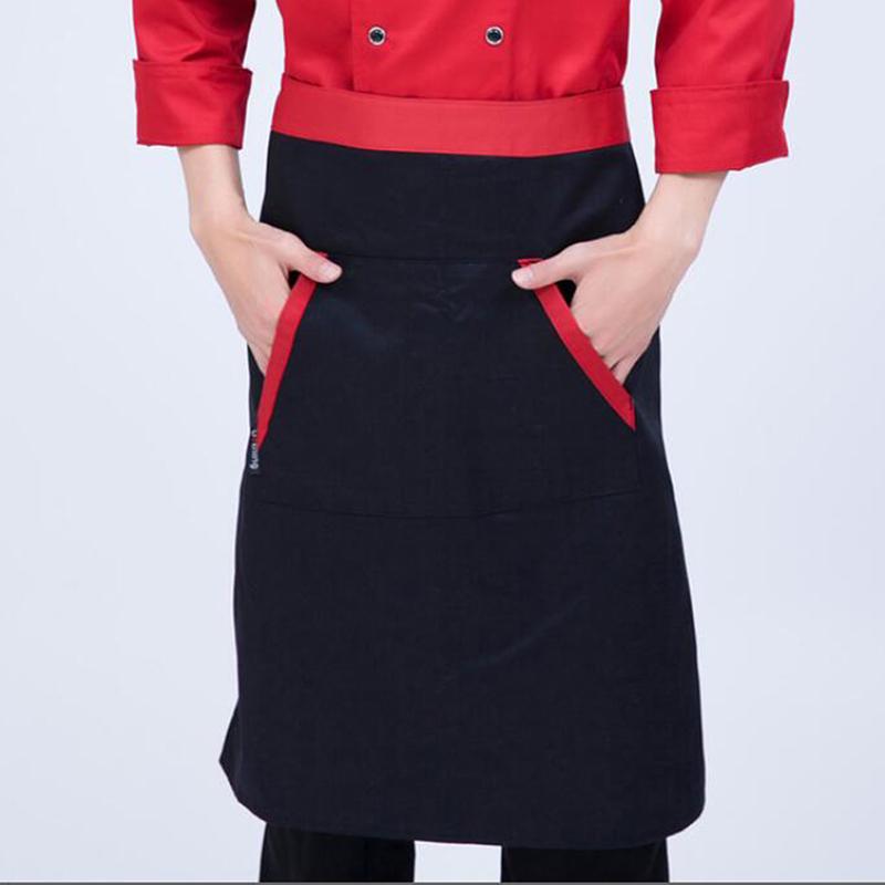Chef Work Apron Restaurant Catering Kitchen Housework Cleaning Supplies Half Waist