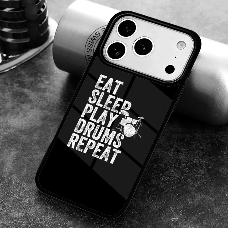 

Drum Drummer Music Dj Phone Case For iPhone 17 16 15 14 13 12 11 Pro Max Plus 17Air Soft Silicone Cover iPhone Air