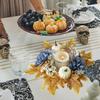 Candle Ring Wreath Rustic Holder for Festival Dining Room Home