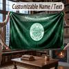 Custom Name Flannel Throw Blanket Celtic FC Pattern Warm Home Decoration