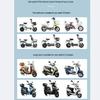 Rainproof Waterproof Dustproof Dirt-Resistant Cartoon EV Motorcycle & Car Cover
