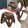 2x Foldable Stools Lightweight Outside Camping Stool for Bathroom Beach Yard