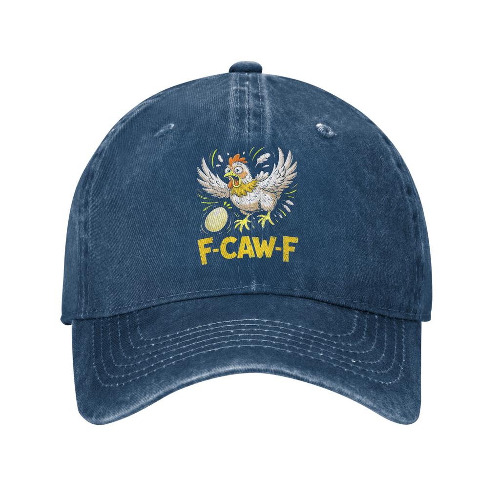 Casquette de Baseball F Caw F Coq Oiseau Drôle Fcawf Été y2k Mignon Hip Hop Hommes Femmes Impression Randonnée Pêche Respirante Casquette Snapback