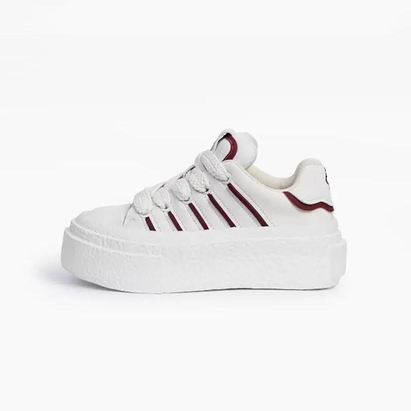 Milk fufu round head thick sole 22 new ins lightweight breathable student commuting skateboard shoes