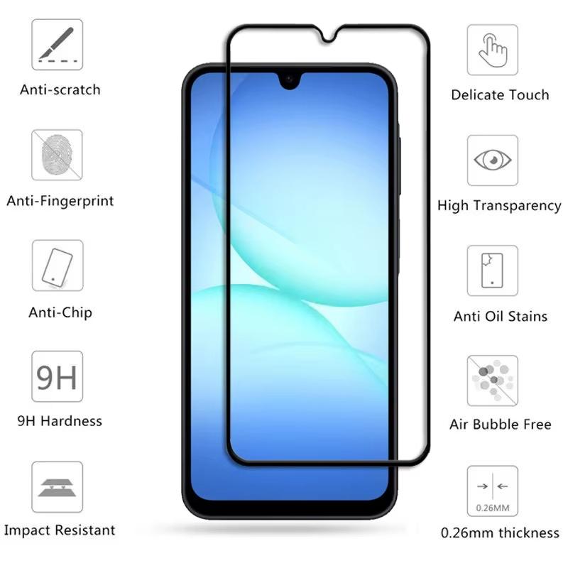 Tempered Glass For Samsung Galaxy A14 A15 A16 A17 A37 A57 A56 iPhone 17 16 Redmi 12C 13C 14C Note 12 13 14 Screen Protector