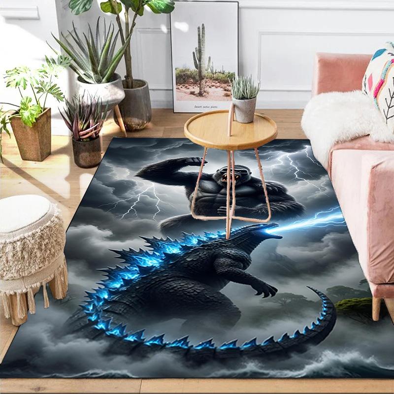 Giant Monster Rampage Area Rug Suitable for Indoor And Outdoor,Carpets for Kitchens, Homes, Offices, Living Rooms,Home Decor,Christmas Gift
