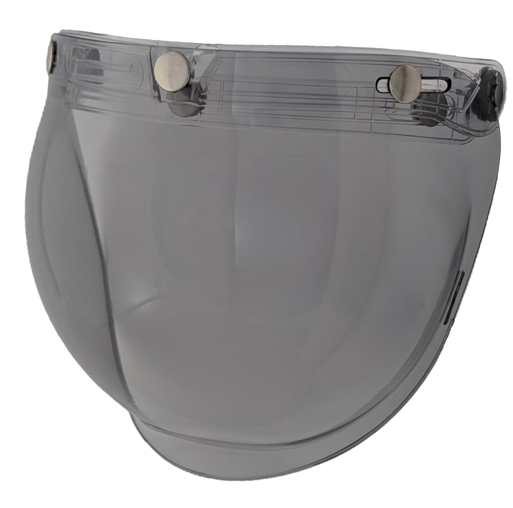 

SUNUP SA-004 Motorcycle Helmet Parts Shield, Lock-In Anti-Fog Up/Down Bubble Shield, L.Smoke, Anti-Fog, Flip-Up Closure, Bubble, Light Smoke