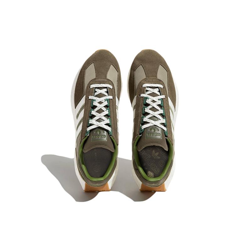 Adidas Originals Retropy E5 Anti-Slip And Wear-Resistant Lightweight Low-Top Casual Running Shoes Unisex Brown White Sneakers GY9913