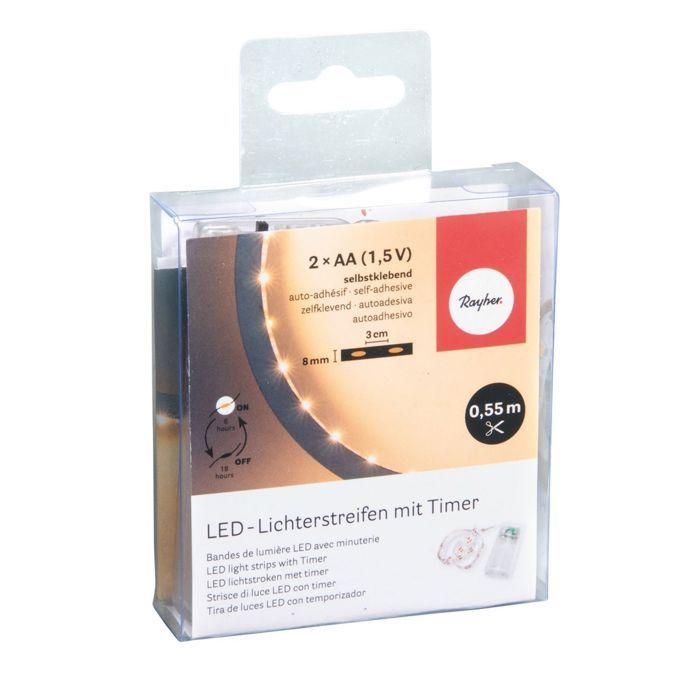 LED Light Strip - RAYHER - 55 Cm - 16 LEDs - Warm White - Indoor