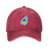 Saint Lucia Flag Sun Baseball Cap  Men Adult Print Trucker Hat Summer Streetwear Running Hippie Hot Sale Snapback Cap