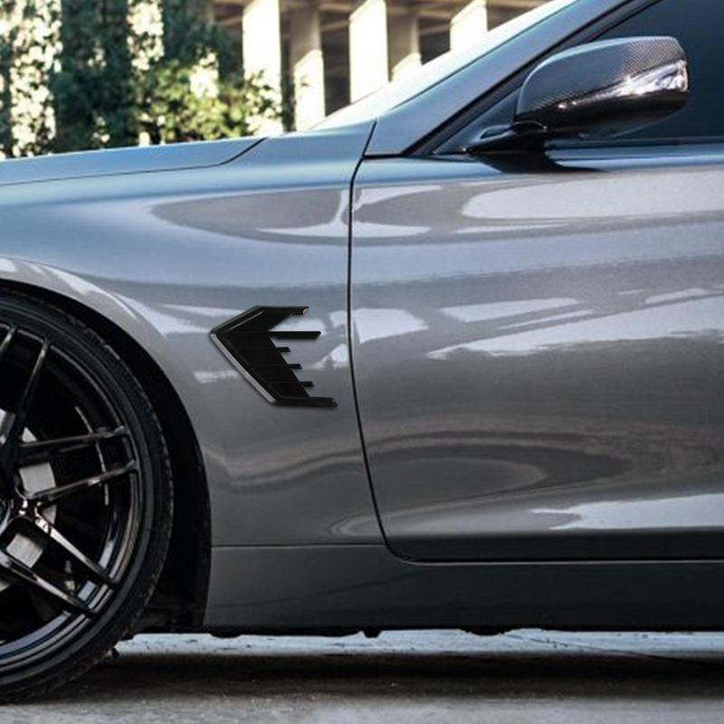 Universal Car Shark Gills Side Air Outlet Vent Decoration Sticker Trim Cover Decal Exterior Styling Accessories 2Pcs/Set