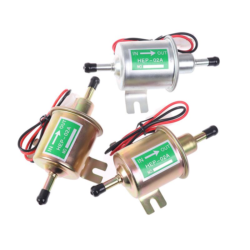 Universal Diesel Petrol Gasoline Electric Fuel Pump HEP-02A 12V 24V Motorcycle