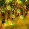 3D Pumpkin Lantern String Hanging Halloween LED String Light Portable Pumpkin Light Saints' Day