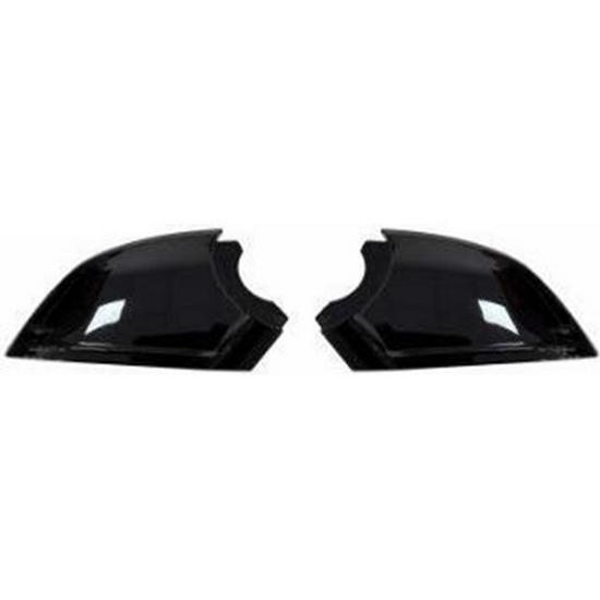 BMW 7 Series G70 Rearview Mirror Lower Cover - Black, No Holes (51165A35697/51165A35698)