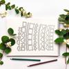Razicí raznice Široká aplikace Snadno ovladatelný Lehký Scrapbooking DIY šablonová forma pro ruční práce
