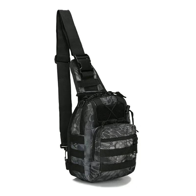 Tactical Shoulder Bag Nylon High Quality Bag Compact for Outdoor Sports Camping Hunting Adventure Single Shoulder Chest Backpack