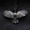 Vintage Falcon Necklace Eagle Spread Wings Jewelry Pendant European and American Trend Hip Hop Bouncing Men and Women