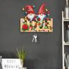 Wooden Special Shape Welcome Home Dog DIY Diamond Painting Art Hooks 3 Hooks Diamond Painting Hook Rail for Beginners Adults