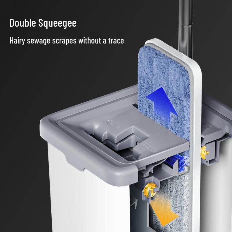 Mayflower Hands-Free Flat Mop & Bucket System
