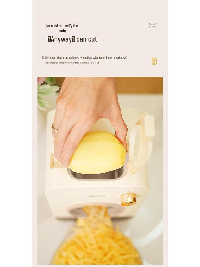 Westco Electric Vegetable Chopper and Slicer - Multifunctional Automatic Potato Shredder