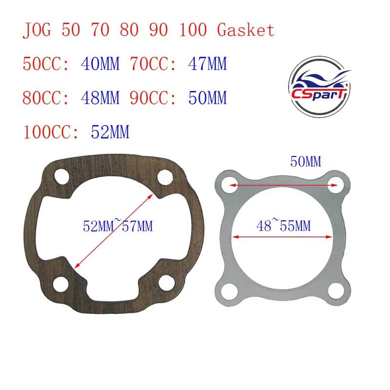 40mm 47mm 48mm 10mm Cylinder Big Bore Kit JOG 50 50CC 70CC 75CC 80CC 3KJ 1P40QMB CPI Keeway Yiying ATV Buggy Scooter Parts