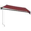 Manual Awning Burgundy Red 350x250 Cm