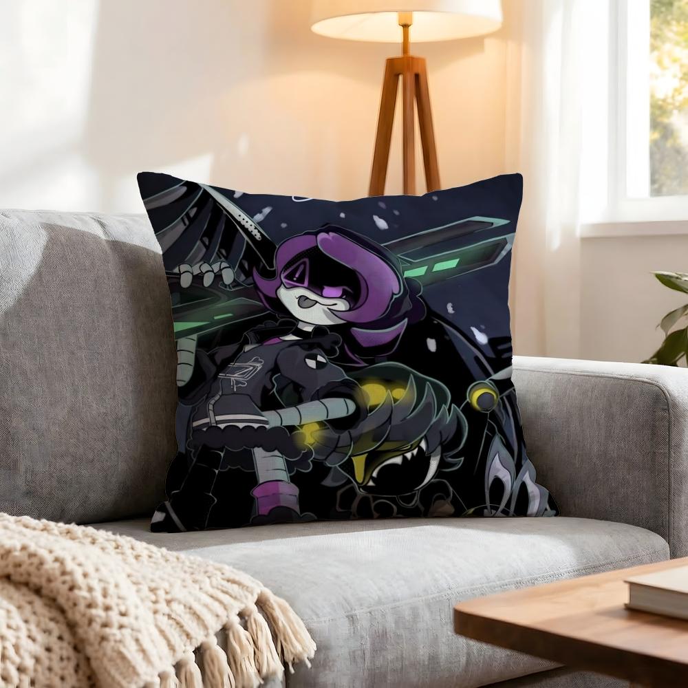 Cartoon Murder Drones Cushion Cover 1Pcs Decorative Covers Soft Cushion Case For Sofa Couch Decor 40X40 45X45 Pillowcases