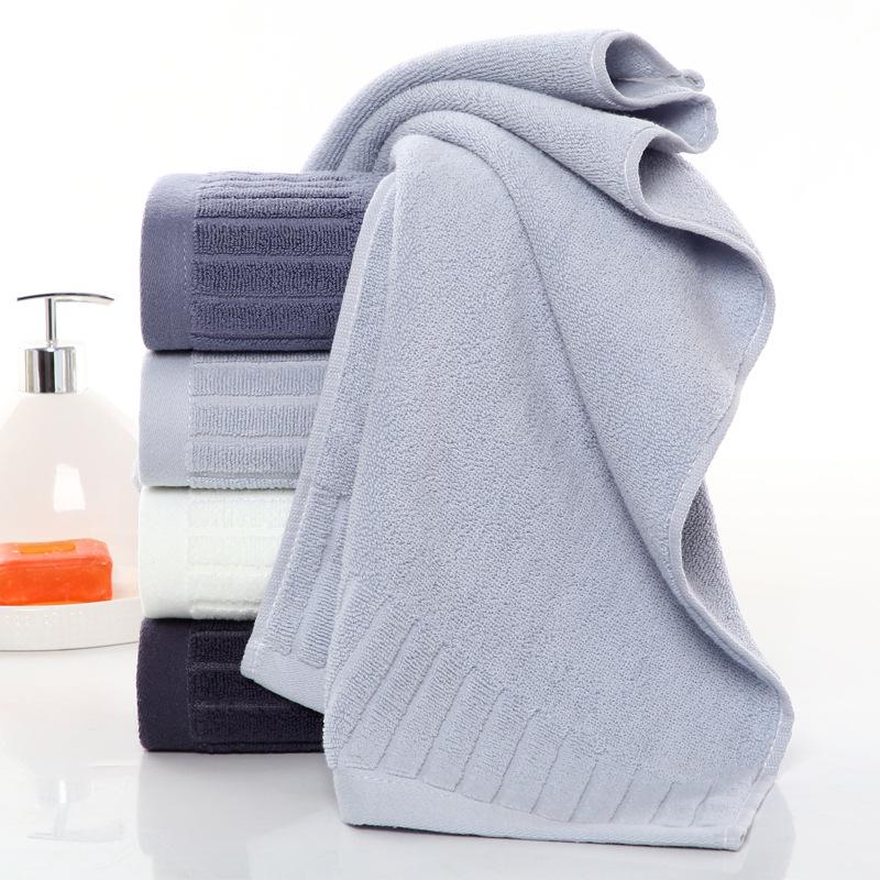 Thick Pure Cotton Face Towel, 110g, Customizable Embroidered Logo