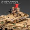 1/32 Scale T99A Main Battle Tank Spray Version Car Model Toy Metal Diecasting with Light Music Toys Kids Birthday Collect Gifts