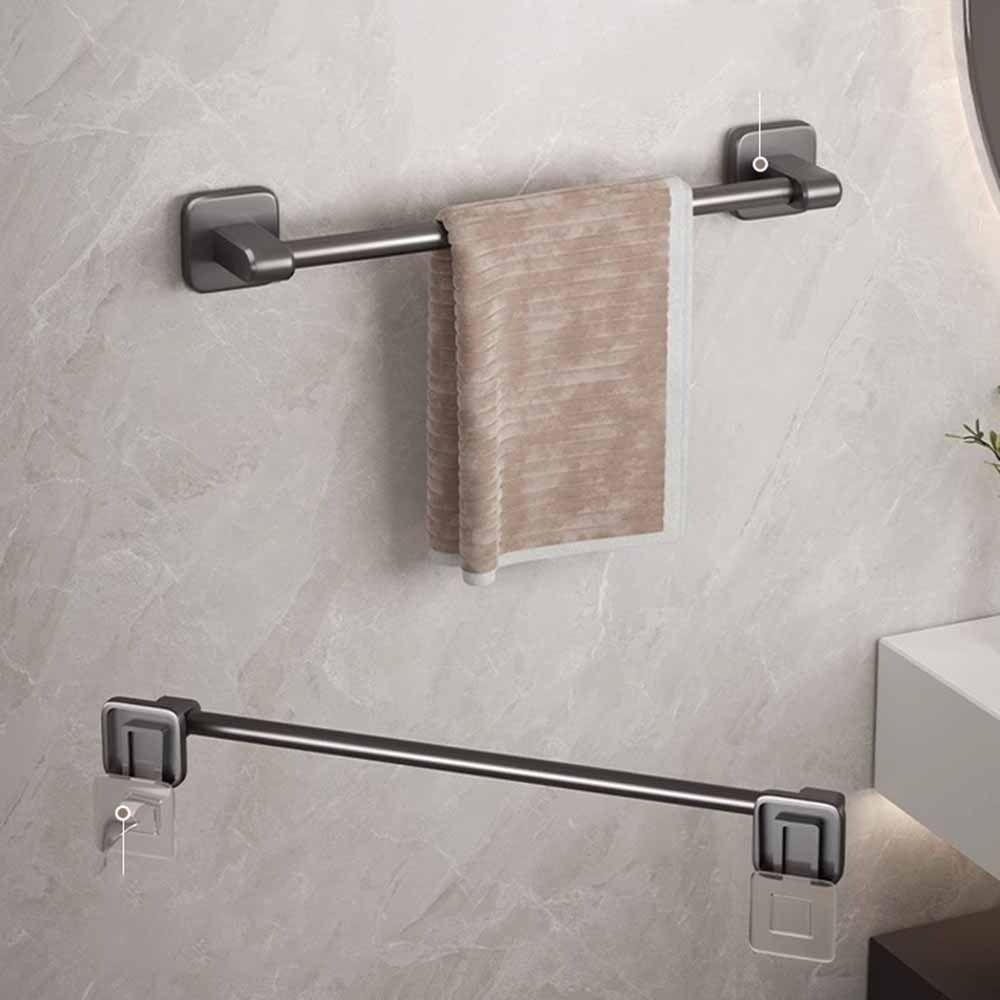 No Drilling Towel Rack Punch-free Towel Hanger Portable Towel Holder  Bathroom Organizer