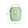 Outdoor Baby Milk Powder Box Travel Formula Dispenser Container Food Storage Case With Handles(Green)(1pcs)