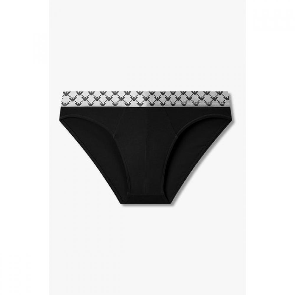 Emporio Armani Men S Gradient Logo Banded Brief 0816111032 S(95)