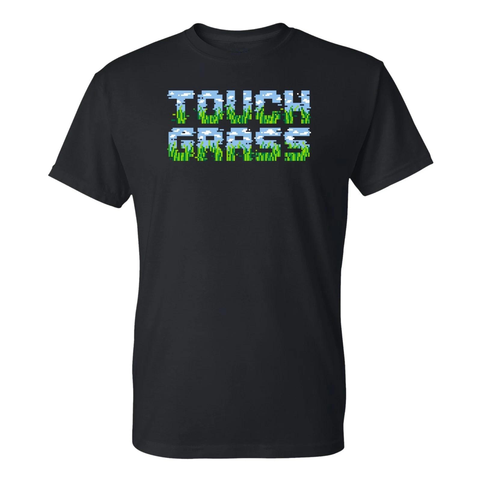 UGP Campus Apparel Touch Grass - Video Game Nerd T-Shirt L