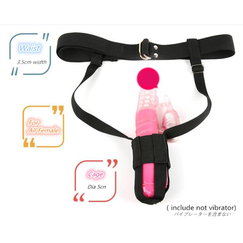 Weiblicher Befestigungsgürtel für Vibrator, befreien Sie Ihre Hände, verstellbarer Riemen am festen Dildogürtel, Flirtspielzeug